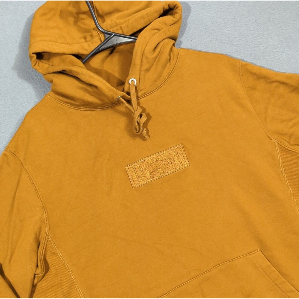 Puma x Maison Kitsune Hoodie Men's L Brown Pullover Sweatshirt Drawstring Pocket